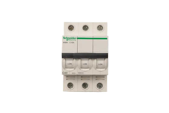 کلید مینیاتوری (MCB) اشنایدر الکتریک Acti9 iK60N، سه پل، منحنی C، 40 آمپر، قدرت قطع 6kA