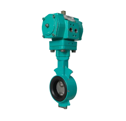 شیر پروانه‌ای ویفری پنوماتیکی TOMOE سایز DN50