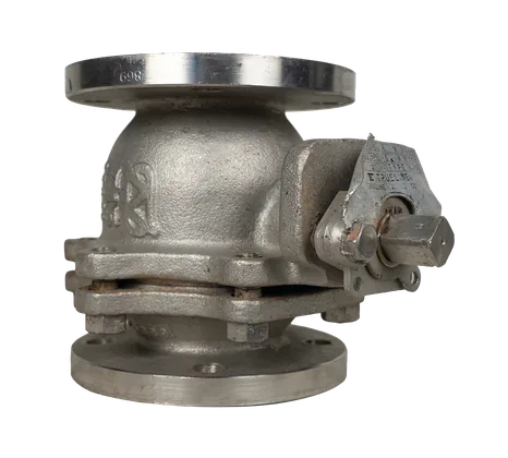 شیر توپی دستی فلنجی Trueline مدل N-715A سایز 3 اینچ بدنه CF8M/316SS