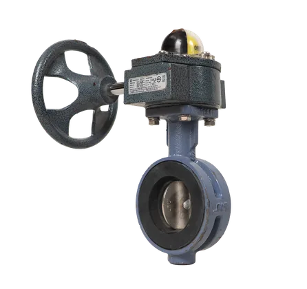 شیر پروانه‌ای ویفری (Butterfly Valve) شین‌وو مدل SBV، DN50 (2 اینچ)، کلاس 10K، بدنه FCD450، دیسک SCS13، سیت EPDM