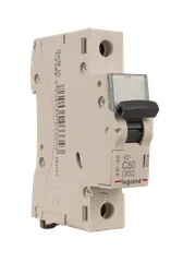 کلید مینیاتوری (MCB) لگراند XS³، تک پل، منحنی C، 50 آمپر، قدرت قطع 4.5kA