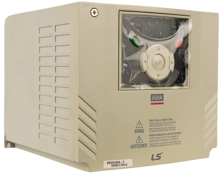 اینورتر LS Electric iG5A مدل SV022iG5A-2، توان 2.2 کیلووات، ورودی 200–230 ولت AC - تصویر اصلی - تصویر محصول
