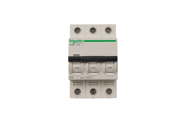کلید مینیاتوری (MCB) اشنایدر الکتریک Acti9 iC60N، سه پل، منحنی C، 4 آمپر - تصویر اصلی - تصویر محصول