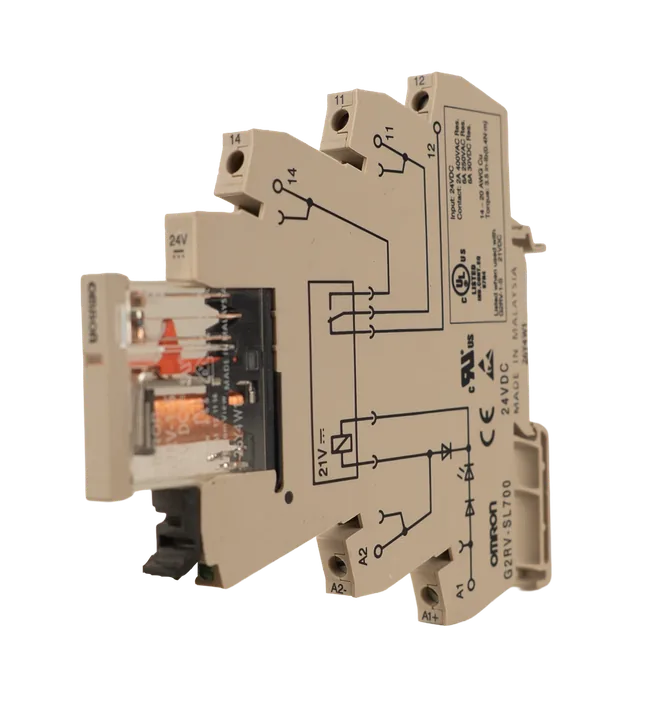 رله اینترفیس باریک امرن مدل G2RV-SL500 DC24 - تصویر اصلی - تصویر محصول