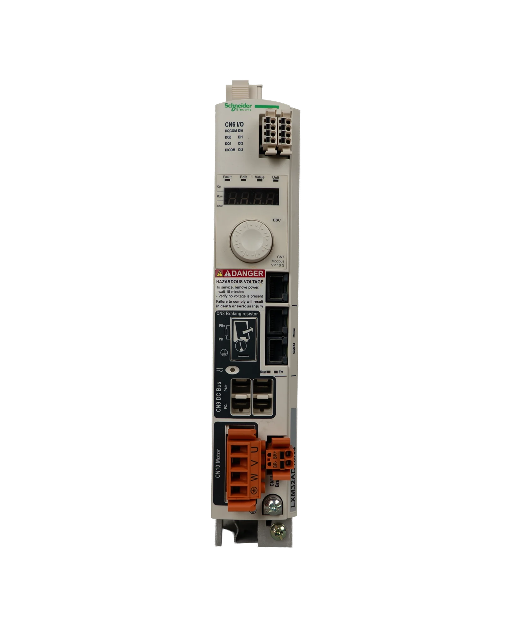 سروو درایو اشنایدر الکتریک Lexium 32 مدل LXM32AD18N4، توان 1.2/1.8kW، ورودی 208/400/480VAC سه‌فاز - تصویر اصلی - ابزار دقیق رسولی
