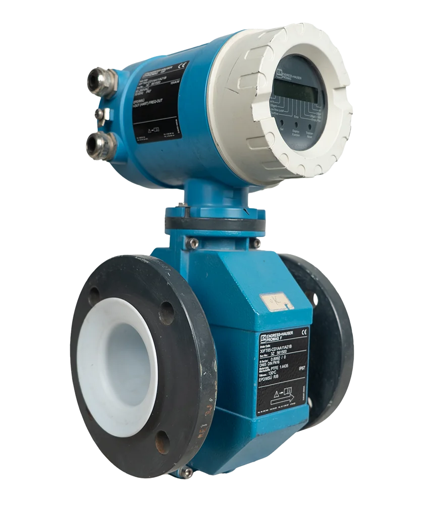 فلومتر الکترومغناطیسی Endress+Hauser Promag 30F / Promag F، سایز DN65، PN16، لاینر PTFE، خروجی 4-20mA/HART و فرکانسی، IP67 - تصویر اصلی - تصویر محصول
