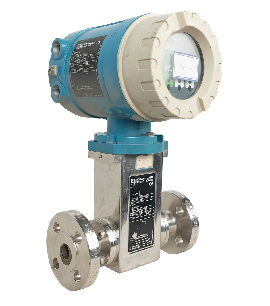 فلومتر الکترومغناطیسی Endress+Hauser Proline Promag 33A، سایز DN40، فشار PN40، لاینر PTFE/PFA، تغذیه 85-260VAC، خروجی HART/Frequency، IP67 - تصویر اصلی - تصویر محصول