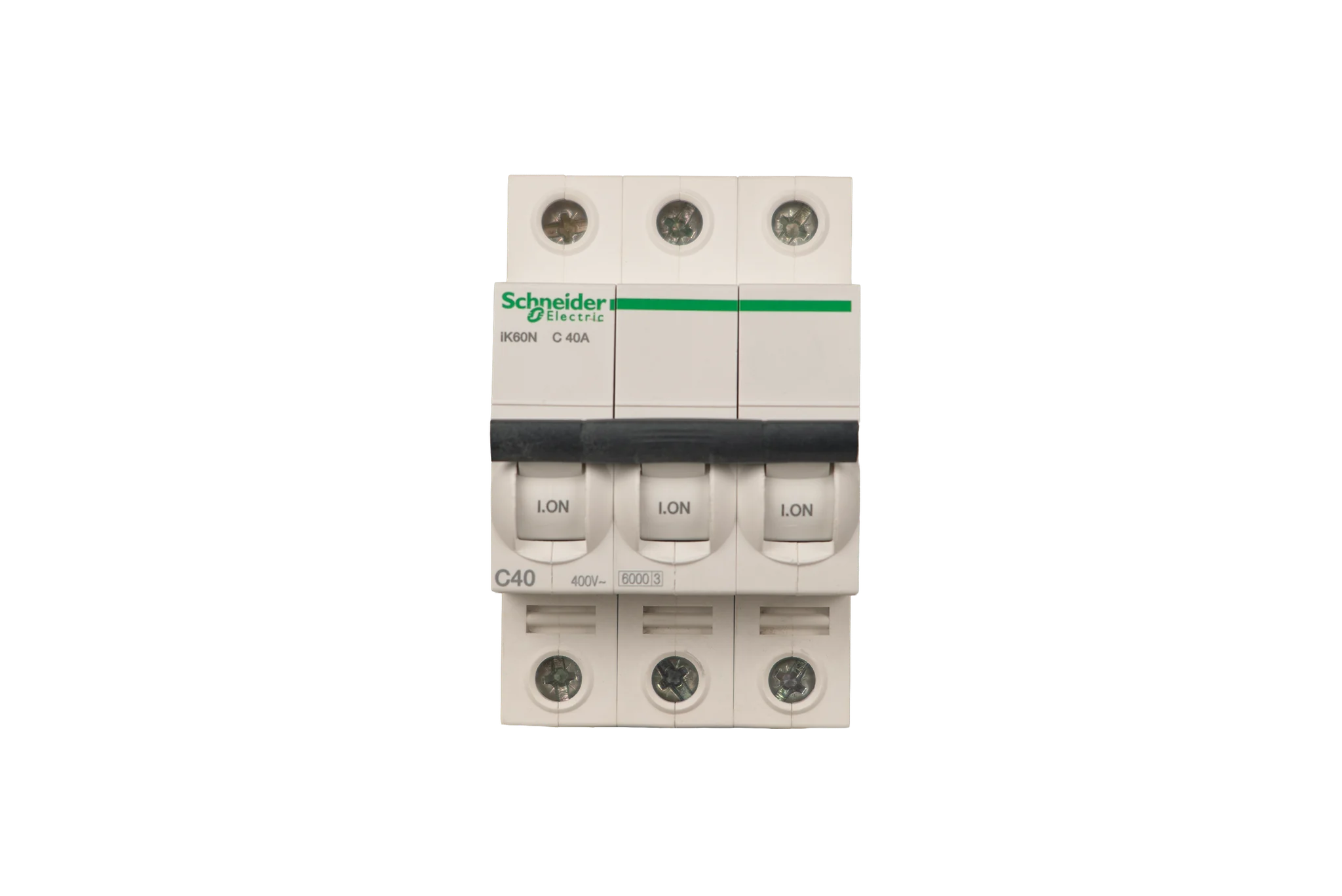 کلید مینیاتوری (MCB) اشنایدر الکتریک Acti9 iK60N، سه پل، منحنی C، 40 آمپر، قدرت قطع 6kA - تصویر اصلی - تصویر محصول