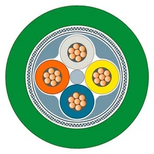کابل متحرک زیمنس PROFINET Type C مدل IE FC TP - تصویر اصلی - تصویر محصول