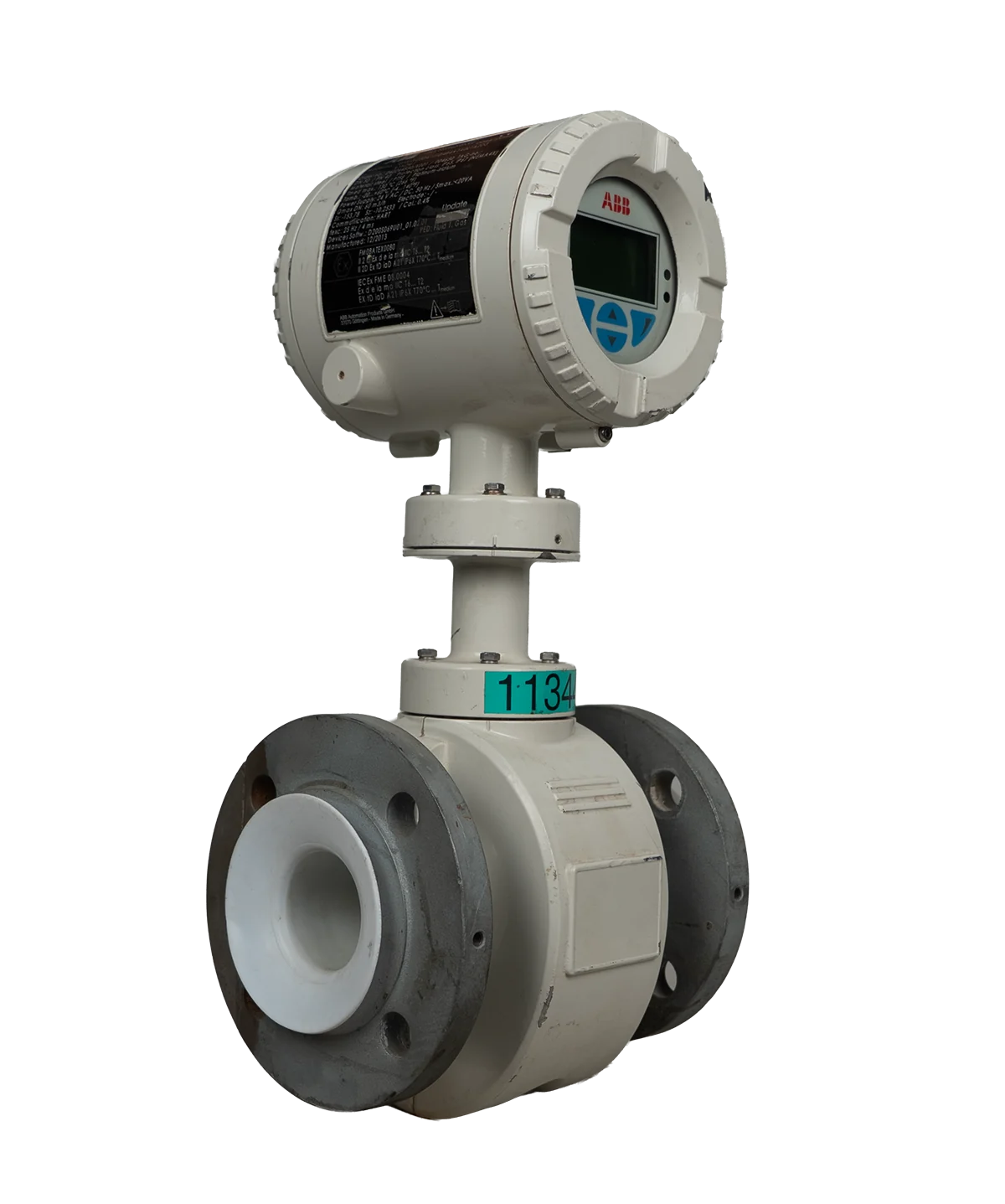 فلومتر الکترومغناطیسی ABB ProcessMaster300 FEP315، سایز DN50، فشار PN40، لاینر PTFE، الکترود Platinum-Iridium، خروجی 4-20mA HART، IP65/IP67، ضدانفجار - تصویر اصلی - تصویر محصول