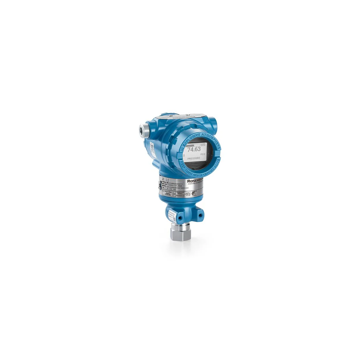ترانسمیتر فشار گیج رزمونت 3051T کد 3051TG3A2B21AB4I1M5 - تصویر اصلی - تصویر محصول